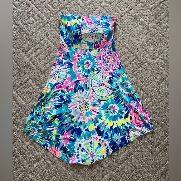 Lilly Pulitzer Dresses & Skirts - Lilly Pulitzer Dive In Strapless Dress